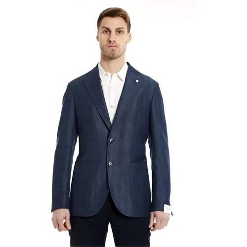 Stylish Jacket , male, Sizes: L, XL, 2XL, M - Luigi Bianchi Mantova - Modalova