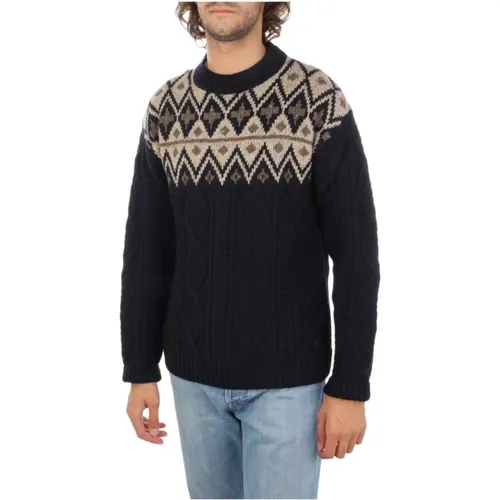 Fairisle Pullover Sweater , male, Sizes: S, XL, L - Woolrich - Modalova