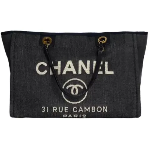 Pre-owned Canvas chanel-bags , female, Sizes: ONE SIZE - Chanel Vintage - Modalova