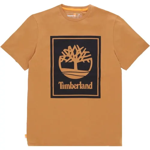 Logo Tee Kurzarm T-Shirt , Herren, Größe: L - Timberland - Modalova