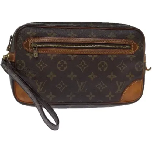 Pre-owned Canvas clutches , female, Sizes: ONE SIZE - Louis Vuitton Vintage - Modalova