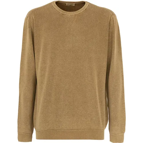 Herren Rundhals Pullover , Herren, Größe: M - CASHMERE COMPANY - Modalova