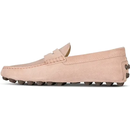 Velours Slip-On Mokassins Italien Made , Herren, Größe: 42 EU - TOD'S - Modalova