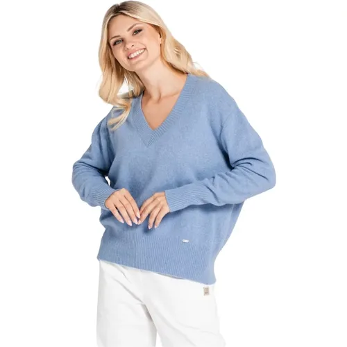 Classic Wool Cashmere Sweater , female, Sizes: ONE SIZE - Look made with love - Modalova