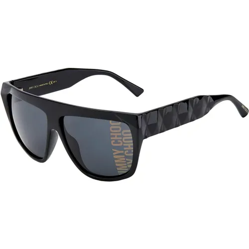 Grey Gold Sunglasses Duane/S , unisex, Sizes: 61 MM - Jimmy Choo - Modalova
