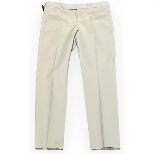 Slim Fit Trousers , male, Sizes: S - Pt01 - Modalova