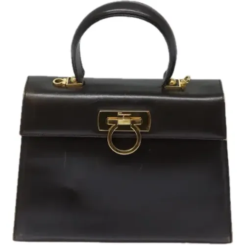 Pre-owned Leather handbags , female, Sizes: ONE SIZE - Salvatore Ferragamo Pre-owned - Modalova