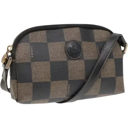 Pre-owned Canvas shoulder-bags , female, Sizes: ONE SIZE - Fendi Vintage - Modalova