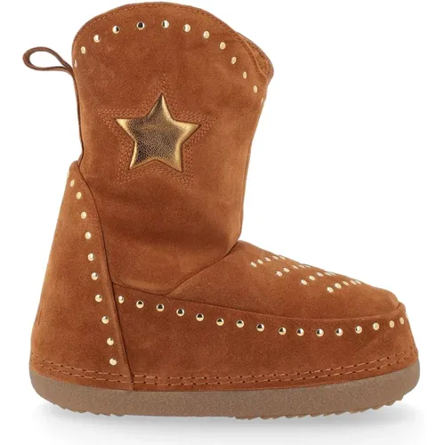 Braune Cowboy Studs Stiefel Inuikii - Inuikii - Modalova