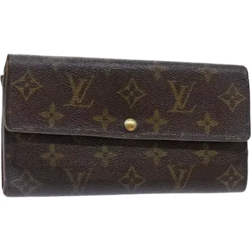 Pre-owned Canvas wallets , female, Sizes: ONE SIZE - Louis Vuitton Vintage - Modalova