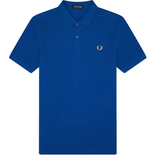 Slim Fit Midway Buttoned Piqué Polo - Fred Perry - Modalova