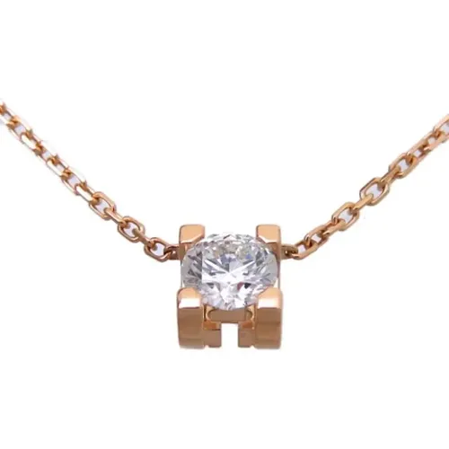 Pre-owned Rose Gold necklaces , female, Sizes: ONE SIZE - Cartier Vintage - Modalova