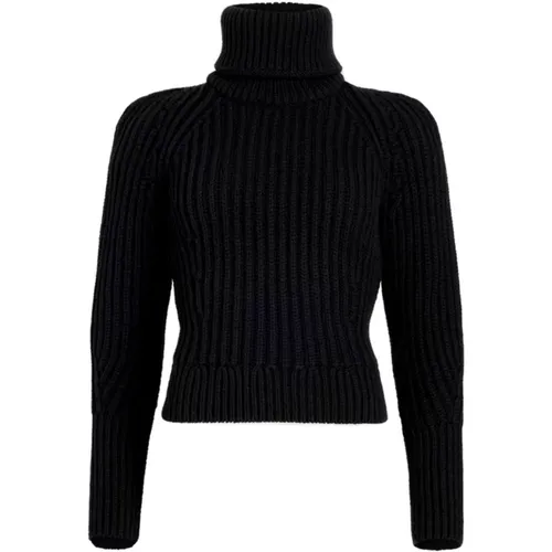 Wool Ribbed Knit Sweater , female, Sizes: M, L, S, XS - Patou - Modalova