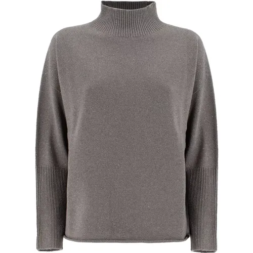 Turtleneck , female, Sizes: L - Le Tricot Perugia - Modalova