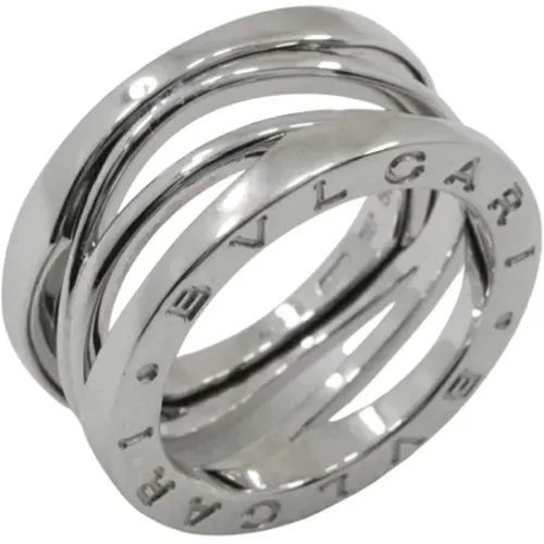 Pre-owned White Gold rings , female, Sizes: ONE SIZE - Bvlgari Vintage - Modalova