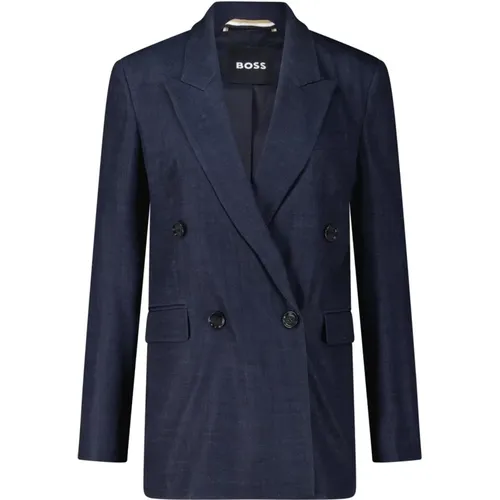 Taillierter Blazer mit Klassischen Details - Hugo Boss - Modalova