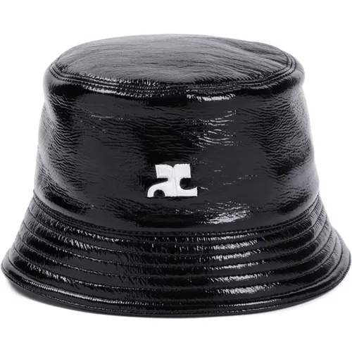 Vinyl Bucket Hat , female, Sizes: S, M - Courrèges - Modalova