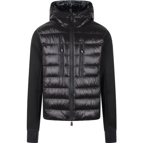 Ski Tricot Cardigan Down Jacket , male, Sizes: M - Moncler - Modalova