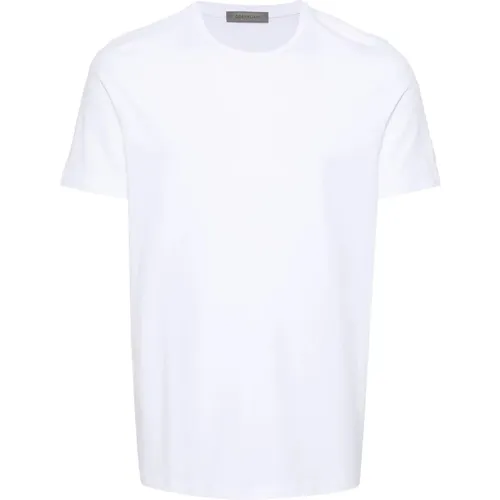 Embroidered Cotton T-Shirt , male, Sizes: 2XL, 4XL - Corneliani - Modalova