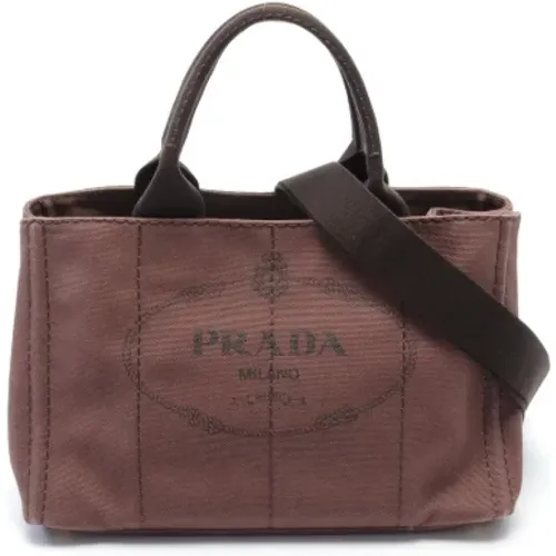 Pre-owned Canvas prada-bags , female, Sizes: ONE SIZE - Prada Vintage - Modalova