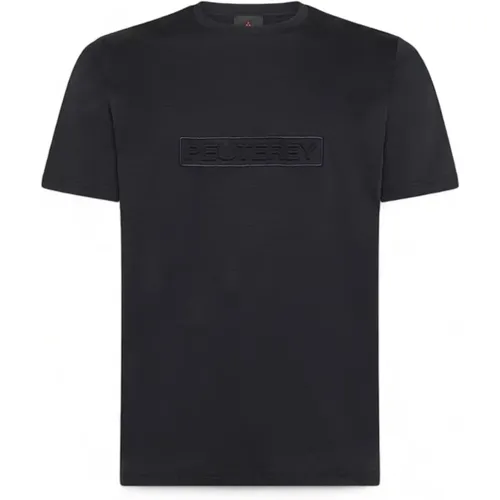 Embossed Otago MER T-shirt Men , male, Sizes: 2XL, L, 3XL, S, XL, M - Peuterey - Modalova