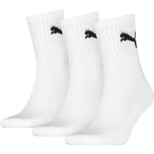 Kurze Crew 3P Unisex Socken , unisex, Größe: M - Puma - Modalova