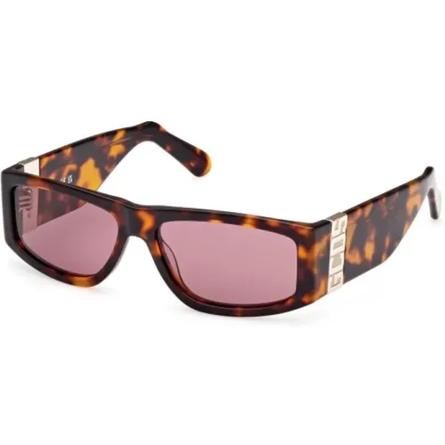Quadratische Sonnenbrille Havana Glossy Unisex,Stylische Sonnenbrille Gd0037 - Gcds - Modalova