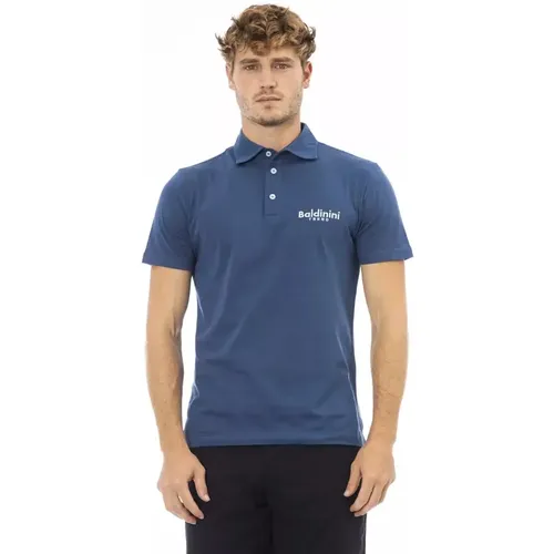 Besticktes Polo-Shirt für Männer , Herren, Größe: 2XL - Baldinini - Modalova