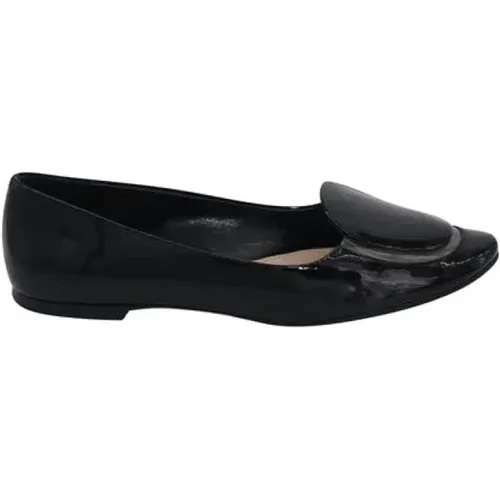 Pre-owned Leather flats , female, Sizes: 6 UK - Miu Miu Pre-owned - Modalova