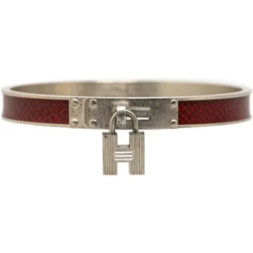 Pre-owned Leather bracelets , female, Sizes: ONE SIZE - Hermès Vintage - Modalova