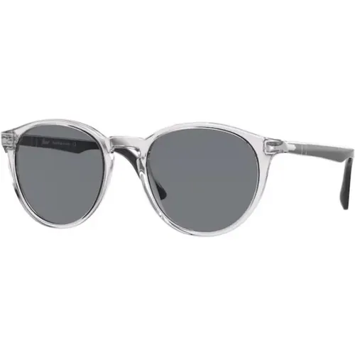 Grey Frame Stylish Sunglasses , unisex, Sizes: 52 MM - Persol - Modalova