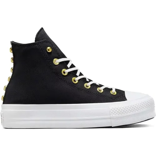 Chuck Taylor All Star Lift Sneakers,Schwarze Hohe Sneakers Lift Platform - Converse - Modalova