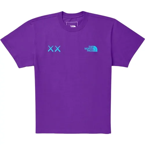 Limitierte Auflage Tee Lila/Blau , Herren, Größe: L - Kaws - Modalova