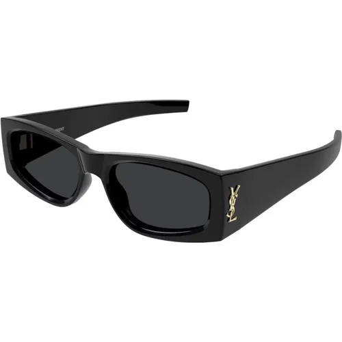 Grey Sunglasses SL M140 , female, Sizes: 56 MM - Saint Laurent - Modalova