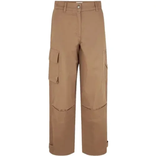 Wide Leg Pants , female, Sizes: S, L, M - Second Female - Modalova