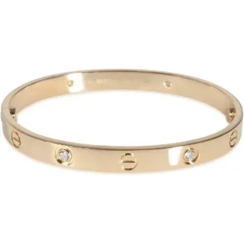 Pre-owned Gold bracelets , female, Sizes: ONE SIZE - Cartier Vintage - Modalova