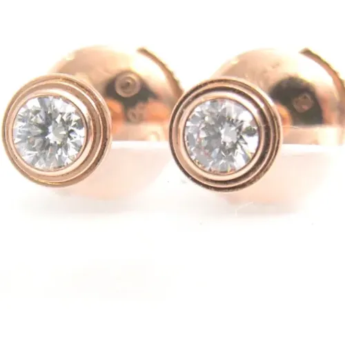 Pre-owned Metal earrings , female, Sizes: ONE SIZE - Cartier Vintage - Modalova