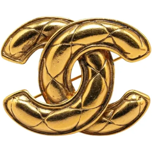 Pre-owned Metal brooches , female, Sizes: ONE SIZE - Chanel Vintage - Modalova