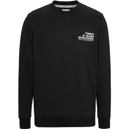 Entry Graphic Crew Sweatshirt , male, Sizes: S - Tommy Hilfiger - Modalova