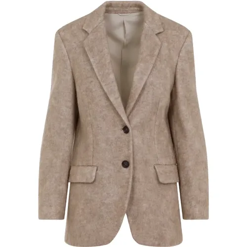 Neutral Jacket Aw24 , female, Sizes: S, 2XS - BRUNELLO CUCINELLI - Modalova