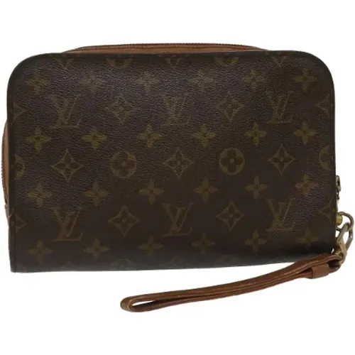 Pre-owned Canvas clutches , female, Sizes: ONE SIZE - Louis Vuitton Vintage - Modalova