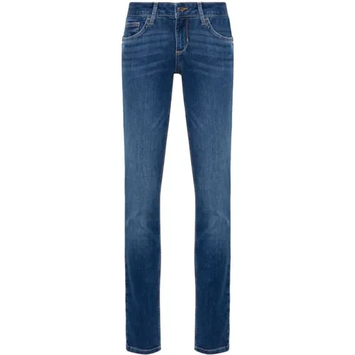 Blaue Stonewashed Denim Jeans , Damen, Größe: W28 - Liu Jo - Modalova