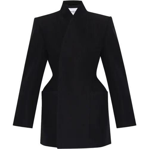 Hourgl fit blazer , female, Sizes: XS, S - Balenciaga - Modalova