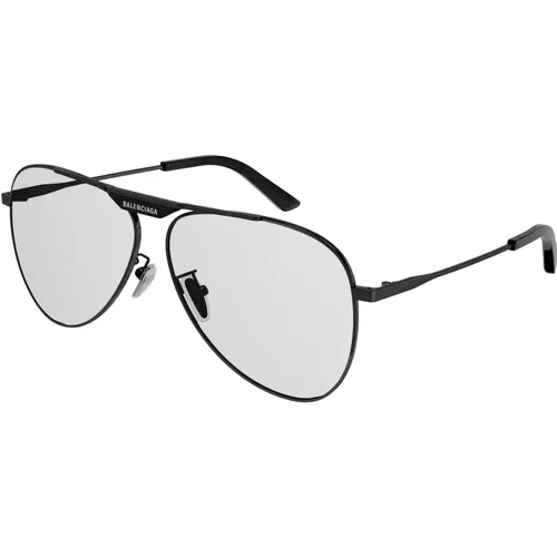 Black/Light Grey Sunglasses - Balenciaga - Modalova