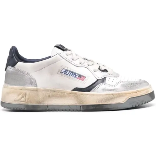 Sneakers in mit Distressed Finish , Damen, Größe: 39 EU - Autry - Modalova