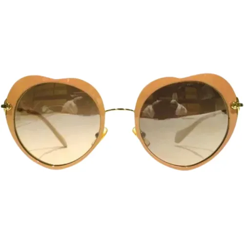 Pre-owned Plastic sunglasses , female, Sizes: ONE SIZE - Miu Miu Pre-owned - Modalova