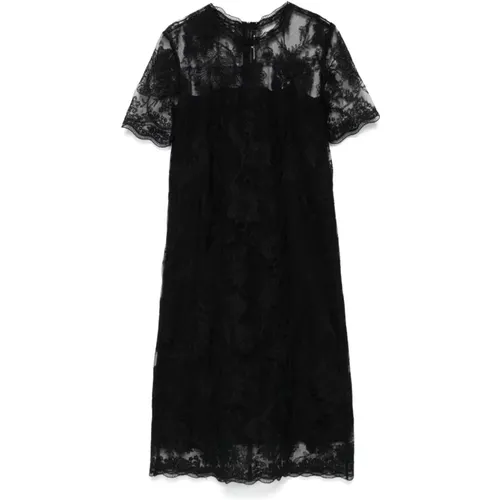 Floral Lace Dress , female, Sizes: XS - Ermanno Scervino - Modalova