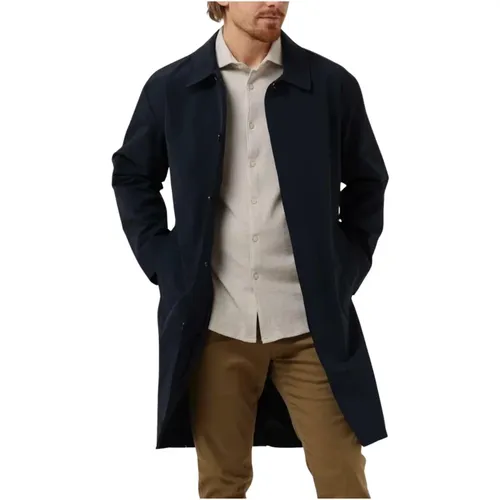 Herren Mac Coat in Dunkelblau - Selected Homme - Modalova