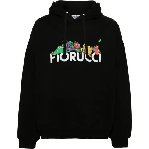 Hoodie mit Grafikdruck , Herren, Größe: S - Fiorucci - Modalova