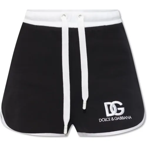 Shorts mit Logo , Damen, Größe: 2XS - Dolce & Gabbana - Modalova